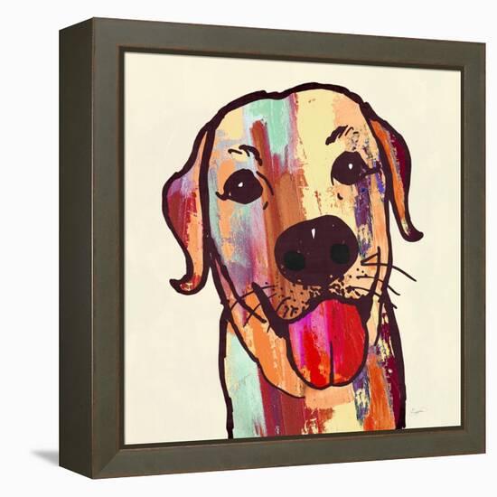 Lab Happy!-Evangeline Taylor-Framed Stretched Canvas