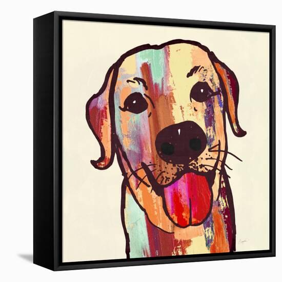 Lab Happy!-Evangeline Taylor-Framed Stretched Canvas