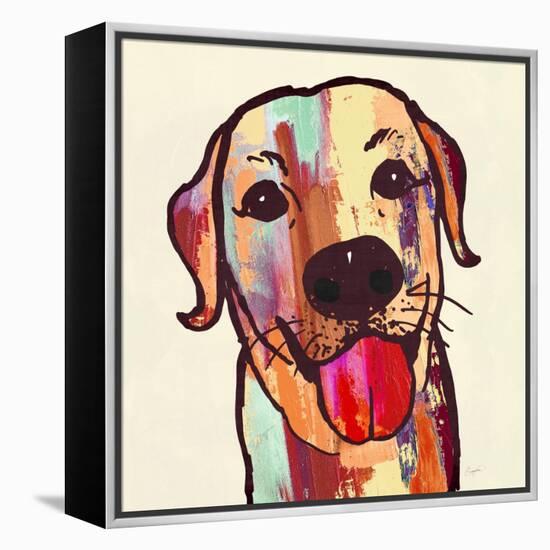 Lab Happy!-Evangeline Taylor-Framed Stretched Canvas