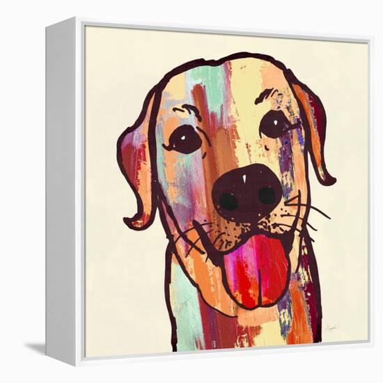 Lab Happy!-Evangeline Taylor-Framed Stretched Canvas