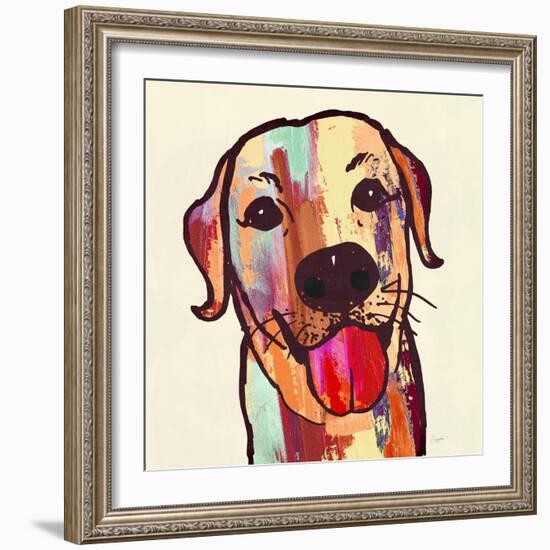 Lab Happy!-Evangeline Taylor-Framed Art Print