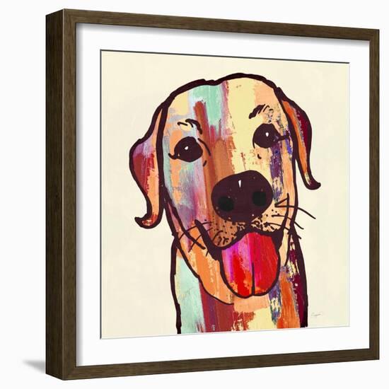 Lab Happy!-Evangeline Taylor-Framed Art Print