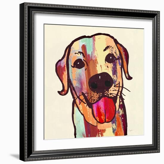 Lab Happy!-Evangeline Taylor-Framed Art Print