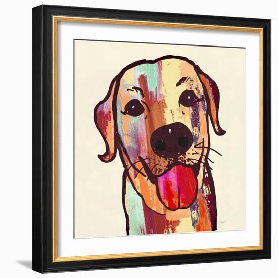 Lab Happy!-Evangeline Taylor-Framed Art Print