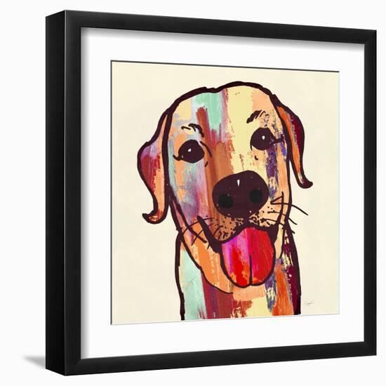 Lab Happy!-Evangeline Taylor-Framed Art Print