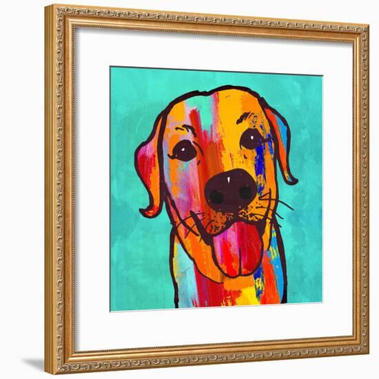 Lab Happy!-Evangeline Taylor-Framed Art Print