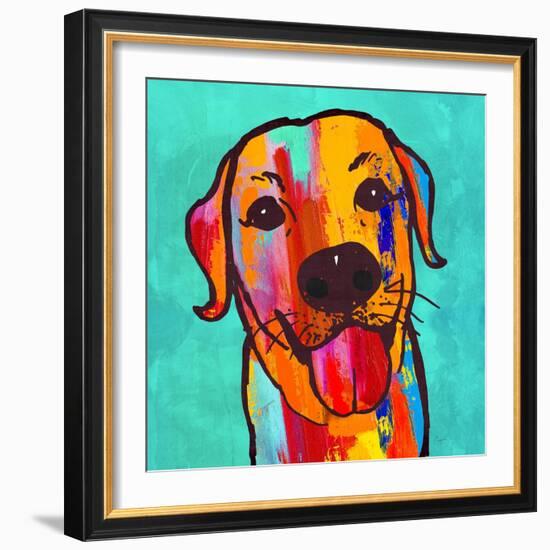 Lab Happy!-Evangeline Taylor-Framed Art Print