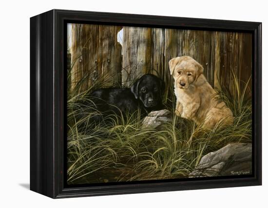 Lab Pup Pair-Trevor V. Swanson-Framed Premier Image Canvas