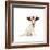 Lab Puppy Wearing Antlers-Lew Robertson-Framed Photographic Print