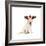 Lab Puppy Wearing Antlers-Lew Robertson-Framed Photographic Print