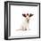 Lab Puppy Wearing Antlers-Lew Robertson-Framed Photographic Print