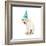 Lab Puppy Wearing Birthday Hat-Lew Robertson-Framed Photographic Print