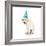 Lab Puppy Wearing Birthday Hat-Lew Robertson-Framed Photographic Print