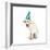 Lab Puppy Wearing Birthday Hat-Lew Robertson-Framed Photographic Print