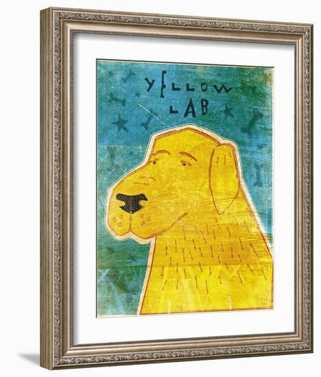 Lab (yellow)-John W^ Golden-Framed Art Print