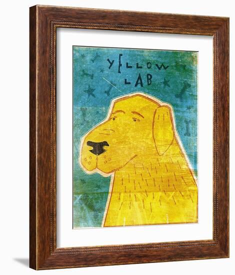 Lab (yellow)-John W^ Golden-Framed Art Print