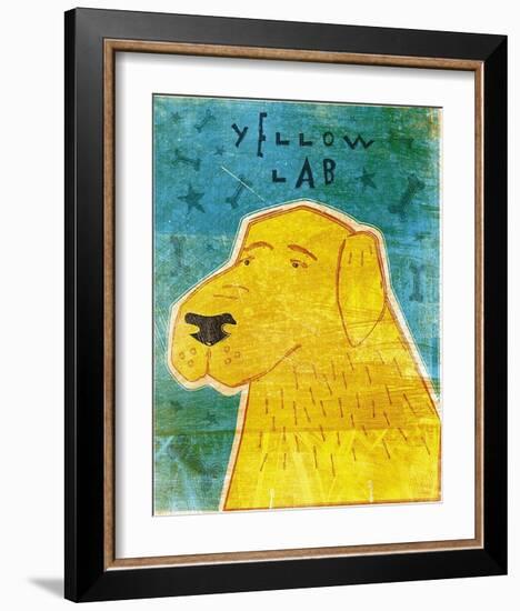 Lab (yellow)-John W^ Golden-Framed Art Print