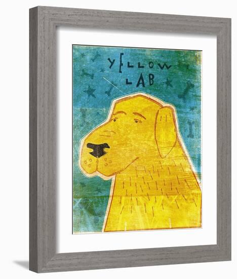 Lab (yellow)-John W^ Golden-Framed Art Print