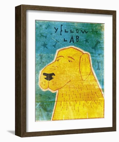 Lab (yellow)-John W^ Golden-Framed Art Print