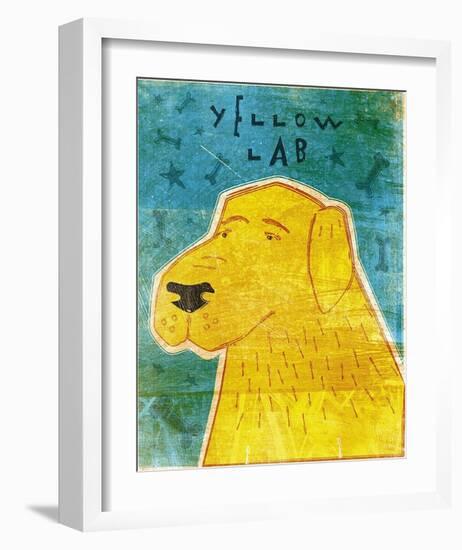 Lab (yellow)-John W^ Golden-Framed Art Print