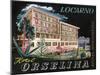 Label, Hotel Orselina, Locarno, Switzerland-null-Mounted Art Print