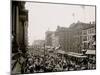 Labor Day Crowd, Main St., Buffalo, N.Y.-null-Mounted Photo