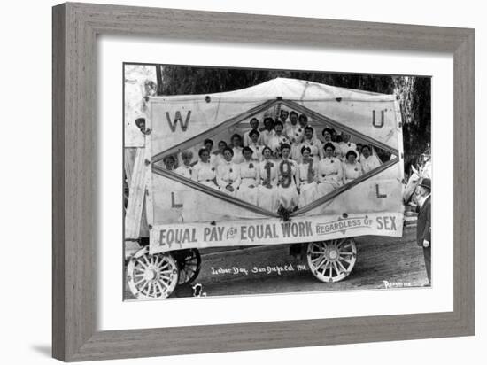 Labor Day Parade, 1910-Science Source-Framed Giclee Print