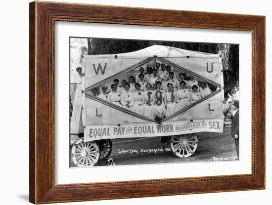 Labor Day Parade, 1910-Science Source-Framed Giclee Print