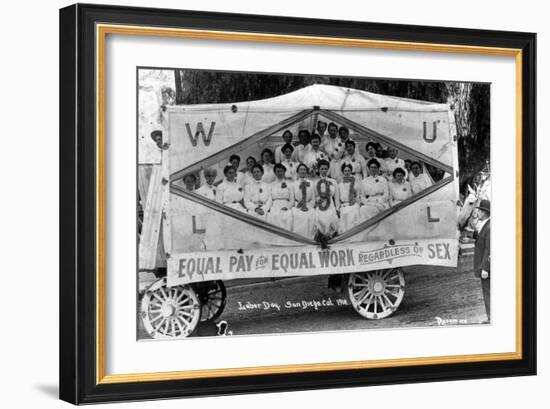 Labor Day Parade, 1910-Science Source-Framed Giclee Print