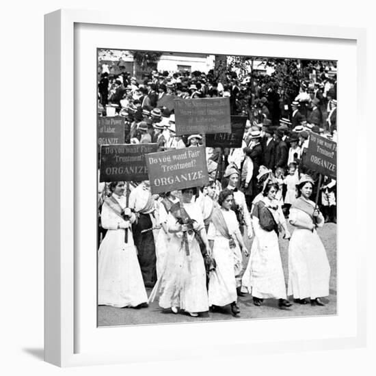 Labor Day Parade, Women's Suffrage, 1912-Science Source-Framed Giclee Print