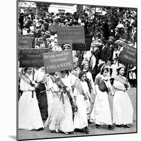 Labor Day Parade, Women's Suffrage, 1912-Science Source-Mounted Giclee Print