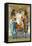 Labor Day Souvenir Laborers with Lady Justice-Lantern Press-Framed Stretched Canvas