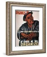 Labor: Poster, 1930S-Ben Shahn-Framed Giclee Print