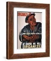 Labor: Poster, 1930S-Ben Shahn-Framed Giclee Print