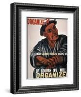 Labor: Poster, 1930S-Ben Shahn-Framed Giclee Print