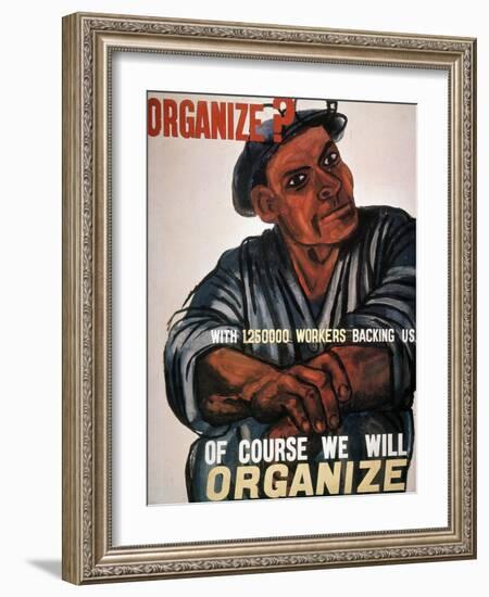 Labor: Poster, 1930S-Ben Shahn-Framed Giclee Print