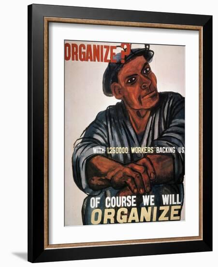 Labor: Poster, 1930S-Ben Shahn-Framed Giclee Print