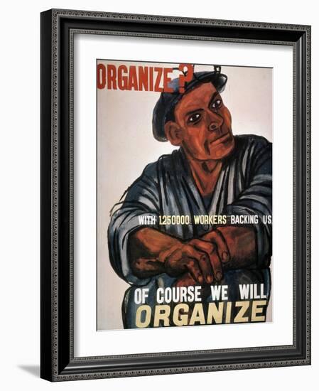 Labor: Poster, 1930S-Ben Shahn-Framed Giclee Print