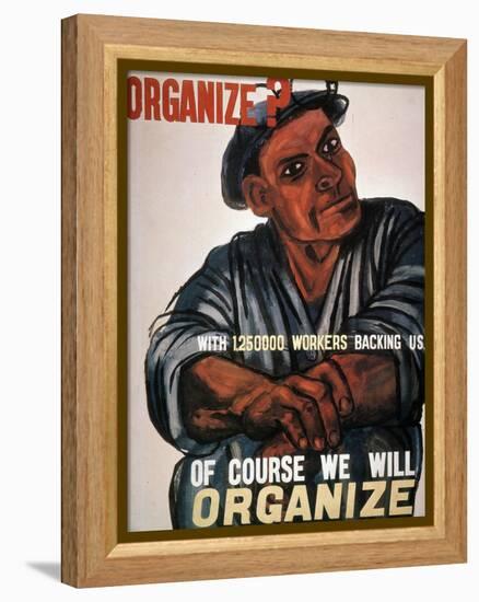Labor: Poster, 1930S-Ben Shahn-Framed Premier Image Canvas