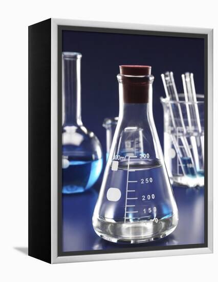 Laboratory equipments-null-Framed Premier Image Canvas