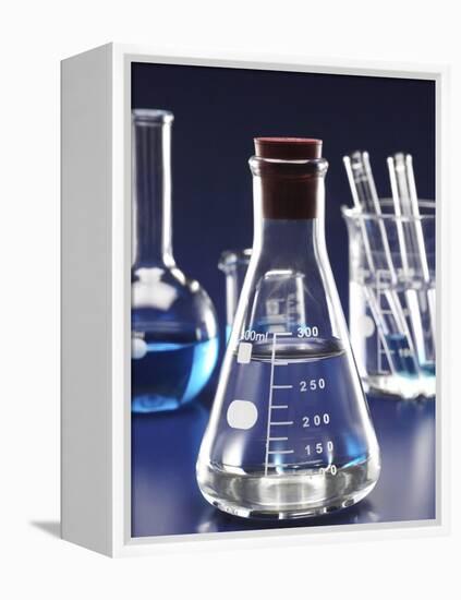Laboratory equipments-null-Framed Premier Image Canvas