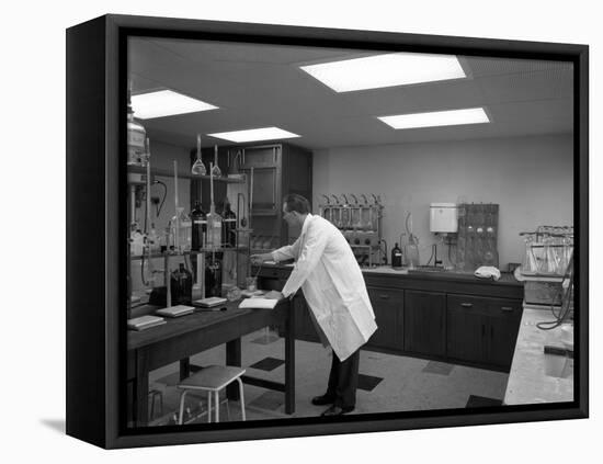Laboratory Facility at Spillers Animal Foods, Gainsborough, Lincolnshire, 1960-Michael Walters-Framed Premier Image Canvas