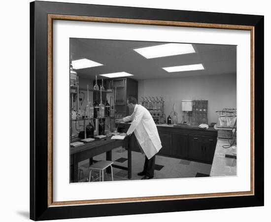 Laboratory Facility at Spillers Animal Foods, Gainsborough, Lincolnshire, 1960-Michael Walters-Framed Photographic Print