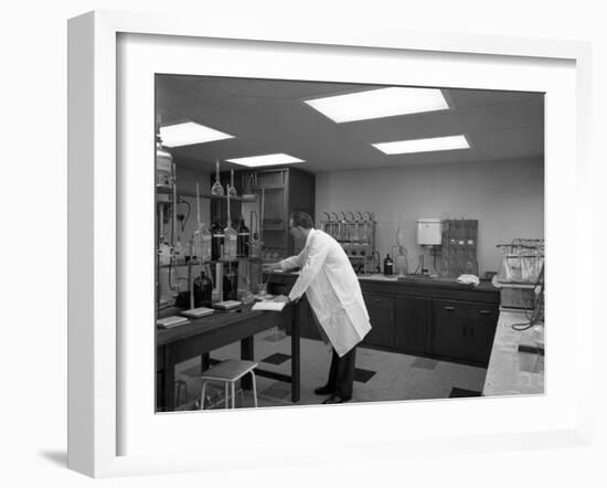 Laboratory Facility at Spillers Animal Foods, Gainsborough, Lincolnshire, 1960-Michael Walters-Framed Photographic Print