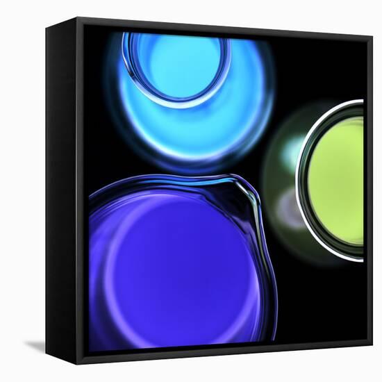 Laboratory Glassware-Kevin Curtis-Framed Premier Image Canvas