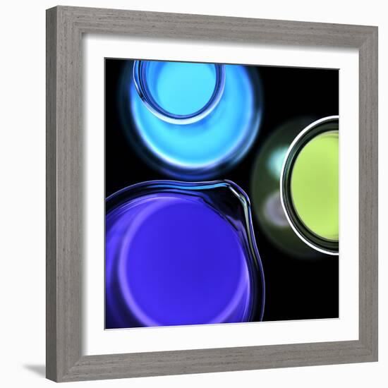Laboratory Glassware-Kevin Curtis-Framed Premium Photographic Print