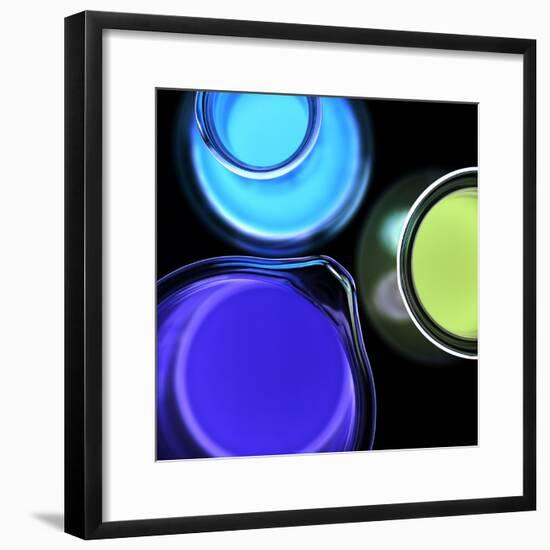 Laboratory Glassware-Kevin Curtis-Framed Premium Photographic Print