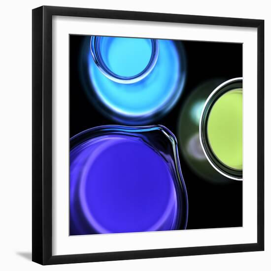 Laboratory Glassware-Kevin Curtis-Framed Premium Photographic Print