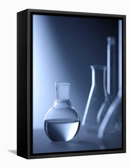 Laboratory Glassware-Tek Image-Framed Premier Image Canvas