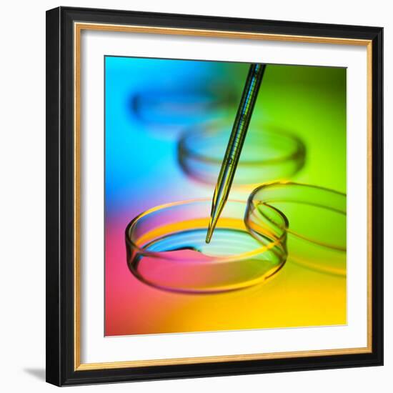 Laboratory Glassware-Tek Image-Framed Premium Photographic Print